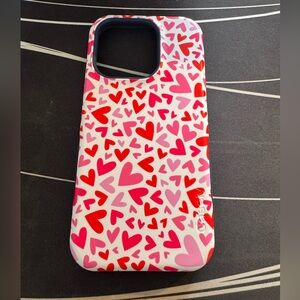 Casely Magsafe iPhone 15 Pro valentine's Heart Design Phone Case
